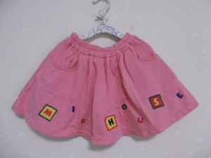■ ミキハウス ■ 可愛いコットンスカート 100cm ピンク