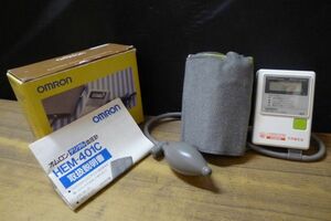 EE671 血圧計 2点[OMRON オムロン HEM-401C/NISSEI AE-950] まとめて セット 動作確認済/80