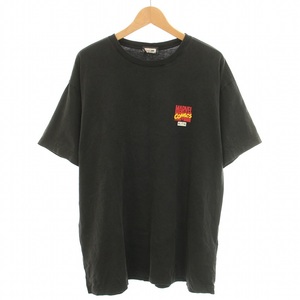 未使用品 KITH NYC 24SS Marvel Universe Vintage Tee Tシャツ カットソー クルーネック 半袖 プリント タグ付き XL 黒 メンズ