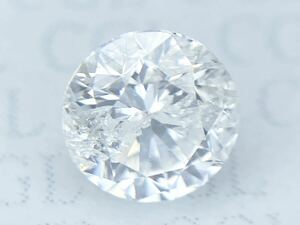 天然ダイヤルース ダイヤモンドルース/ 0.463ct/G/I-2/FAIR/NONE/中央宝石研究所ソーティング付き