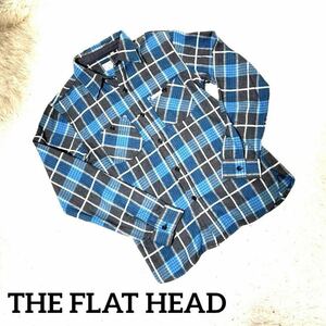 THE FLAT HEAD フラットヘッドネルシャツ 長袖 チェック柄 日本製