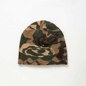 新品 未開封 Green&Orange SOL Camo Reversible Beanie Soonerorlater GuruGuru カモ ビーニー グリーン オレンジ 緑 帽子 ニット帽