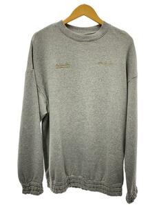 SHINYA KOZUKA◆22AW/ORDINARY SWEATSHIRT/スウェット/S/コットン/GRY/2202SK64//