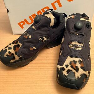 新品／26.5cm／ポンプフューリー／リーボック Reebok／インスタ／insta PUMP FURY／アニマル／レパード／レオパード／豹柄／ヒョウ柄