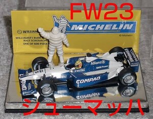 ミシュラン別注 1/43 ウイリアムズ BMW FW23 シューマッハ 2001 WILLIAMS