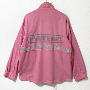 90s 00s HYSTERIC GLAMOUR FUCK IT リフレクター ナイロン ジャケット ピンク ヒステリックグラマー ブルゾン Y2K VINTAGE archive 4100260