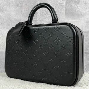 極美品 LOUIS VUITTON ルイヴィトン ヴァリゼット PM アタッシュケース ビジネスバッグ ブリーフケース トート ハンド レザー ヴェルニ 黒