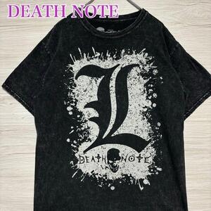 【入手困難】DEATH NOTE デスノート　L エル　Tシャツ　Lサイズ　キャラクター　アニメ　ゲーム　映画　海外輸入　ヴィンテージ　公式