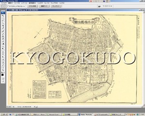 ●明治３７年(1904)●東京十五区分地図●日本橋区全図(現：中央区)●スキャニング画像データ●古地図ＣＤ●送料無料●