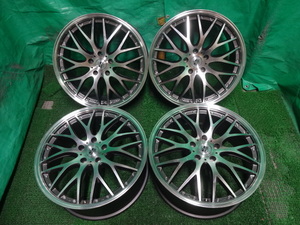 ロクサーニ マルチフォルケッタ BADX LOXARNY 632 MULTIFORCHETTA●19×8J +45 5H PCD114.3 中古ホイール4本●ラ98