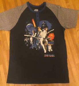 *訳あり* スターウォーズ ヘンリーネック Tシャツ L ( star wars