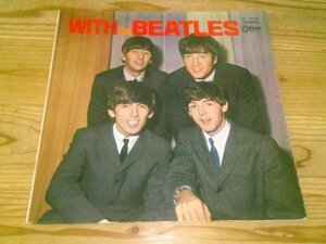 LP：WITH THE BEATLES ステレオ！これがビートルズVOL.2：赤盤：OP-7549