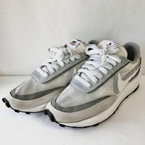 sacai × Nike LD Waffle Whiteサカイ × ナイキ LD ワッフル ホワイト スニーカー グレー ジョーダン