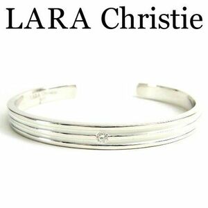 LARA Christie ララクリスティー オリンピアバングル ホワイト レディース シルバー925 エナメル B3049-W