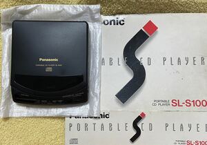 ほぼ未使用/動作正常 Panasonic パナソニック ポータブルCDプレーヤー SL-S100