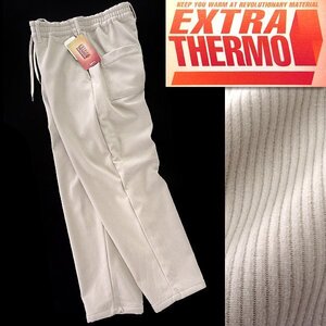 新品 バックナンバー 遠赤外線保温 EXTRA THERMO 裏起毛 コーデュロイ パンツ XL 白 【P23223】 BACK NUMBER 秋冬 メンズ ボンディング