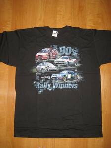 WRC ラリー 日本車 Tシャツ フルーツ・オブ・ザルーム fruits of the loom Lサイズ 新品