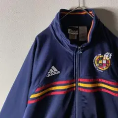 激レア‼️90s adidas スペイン代表 刺繍 トラックジャケット L