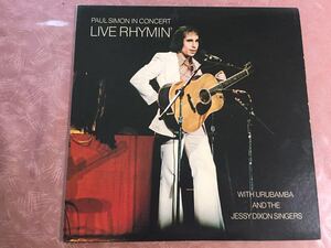 ★ポール・サイモン★LIVE　RHY M IN’★PAUL　SIMON　IN　CONCERT★サウンドオブサイレンス・コンドルは飛んで行く他