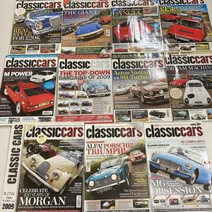 B2704 2009 11冊セット「CLASSIC CARS」クラシックカー 英国 旧車雑誌 ビンテージカー 英国車 ヴィンテージ 自動車