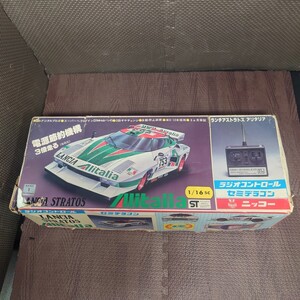 【ジャンク】NIKKO　ニッコー　セミデラコン　ラジコン　Alitalia lancia stratos　ランチアストラトス アリタリア　【管理No.2922】