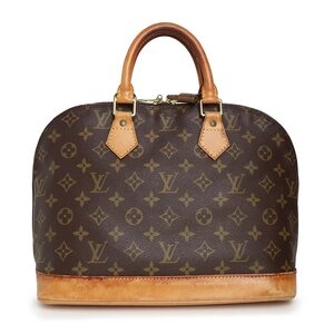 （中古）ルイ ヴィトン LOUIS VUITTON アルマ ハンドバッグ モノグラム ブラウン 茶 ゴールド金具 M51130