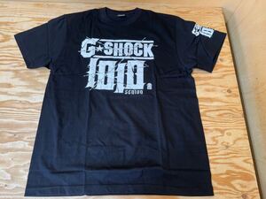 m ネコポスJ G☆SHOCK 1010 Tシャツ Lサイズ 大日本プロレス ブラック 黒 BJW Big Japan ※長期保管品