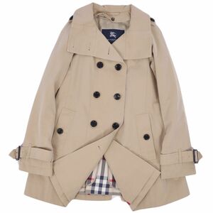 美品 バーバリー ロンドン BURBERRY LONDON コート ダブルブレスト ライナー付き チェック アウター レディース 36 cf04mo-rm11r06672