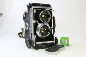 【同梱歓迎】実用■MAMIYA C3 PROFESSIONAL + 105mm F3.5■シャッター全速完動■9816