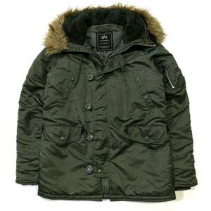 ALPHA INDUSTRIES /アルファ インダストリーズ N-3B フライトジャケット サージグリーン PARKA EXTREME COLD WEATHER