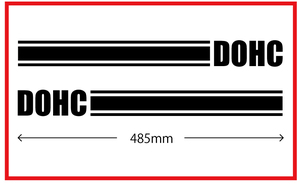 サイドラインステッカー★DOHC★kstdm-1