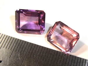 高品質アメジスト9.5ct 綺麗カット石amethyst 定番カット リユースの宝飾用ルース　10　パワーストーンまとめてたくさん大量同梱可 125-10