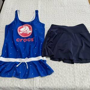 未使用*crocs クロックス*セパレート水着*160㎝