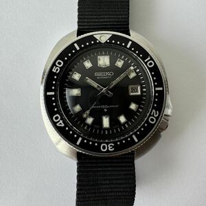 2024年8月OH済み SEIKO セイコー 6105-8110 セカンドダイバー 腕時計 自動巻き ダイバーズ 植村ダイバー オートマチック ビンテージ 稼働品