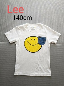 新品同様 LEE×SMILEY 140cm Tシャツ 子供服 スマイリー 半袖T スマイルマーク にこちゃん