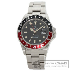 ROLEX ロレックス 16710 GMTマスター2 トリチウム 赤黒ベゼル 腕時計 ステンレススチール SS メンズ 中古