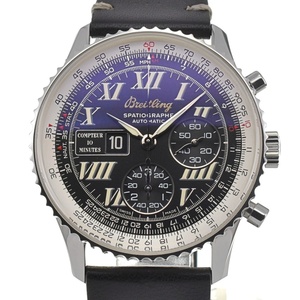 ブライトリング BREITLING A36030.1 ナビタイマー モンブリラン スパシオグラフ デイト 自動巻き メンズ 美品 保証書付き P#135314