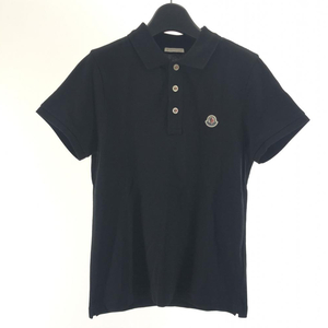 【中古】MONCLER RN116347 ポロシャツ ブラック サイズXS モンクレール[240017618371]