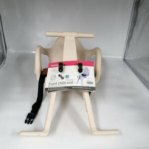 t2880 新品 未使用 自転車用まえ子どものせ OGK Front Child Seat 日本製 オフホワイト系 子供 補助いす 自転車 現状品 未使用