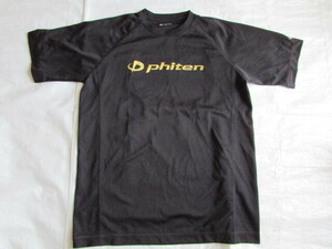 メンズ Lサイズ 使用少なめ きれい ファイテン Phiten 半袖 Tシャツ トレーニング ランニング ジョギング ブラック系 