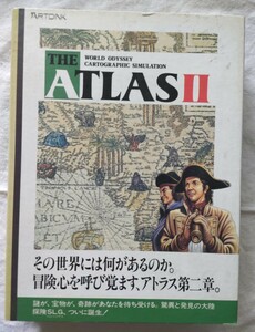 ジャンクPC98ゲームソフト THE ATLAS2 ジアトラス2 3.5インチFD 1枚欠品