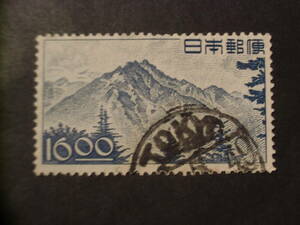 産業図案切手16円使用済　欧文櫛型印　TOKYO ?.5.49