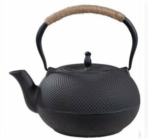 ★南部鉄器 老鉄瓶 提梁壺★新品 茶道具★1.8L 銅製蓋 銅製取っ手 対応 鉄やかん 鉄分補給 鉄びん