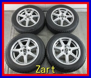 ■中古タイヤホイール■　BRIDGESTONE Zart 14インチ 5.5J +45 4H 100 BRIDGESTONE VRX 165/65R14 79Q ST 激安 送料無料 K360