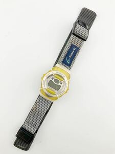 CASIO カシオ Baby-G 腕時計 1855 BGM-100 クオーツ デジタル カレンダー 電池切れ ベビーG 黄色 グレー (k5971)
