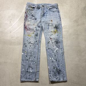 Number (N)ine 2006SS WELCOME TO THE SHADOW Archive Painted Denim Pants rare 00s ナンバーナイン アーカイブ ペイントデニム パンツ