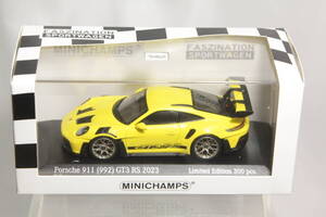 MINICHAMPS 1/43 ポルシェ 911 ( 992 ) GT3 RS 2023