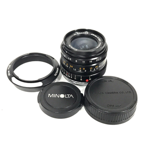 1円 MINOLTA M-ROKKOR 28mm 1:2.8 一眼 マニュアルフォーカス カメラ レンズ 光学機器