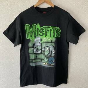 1円 00s MISFITS Tシャツ ヴィンテージ ビンテージ　バンT ミュージックT 古着　Mサイズ　コピーライト　2003年　