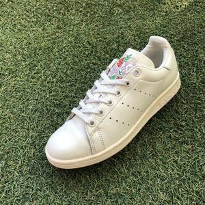 美品23 adidas STANSMISTH アディダス スタンスミス HW556